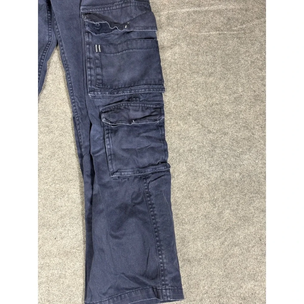 Paco Jeans Kids Navy Blue‎ Cargo Pants Multi Pocket Utility Trousers 26x28